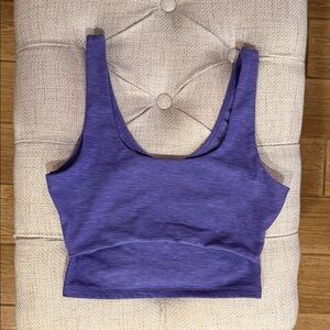 Victoria's Secret Purple Scoop Crop Tank